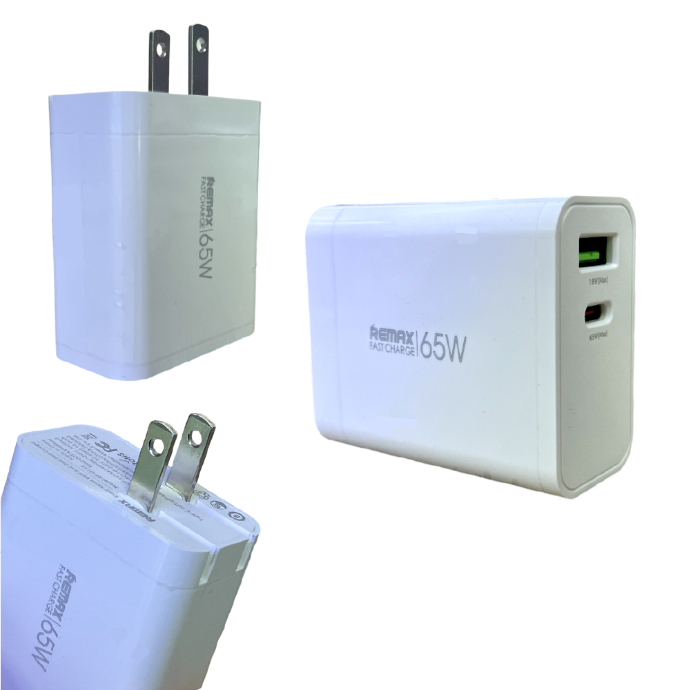 CARGADOR P-CELULAR 65W CARGA RAPIDA CARGADOR P-CELULAR 65W CARGA RAPIDA